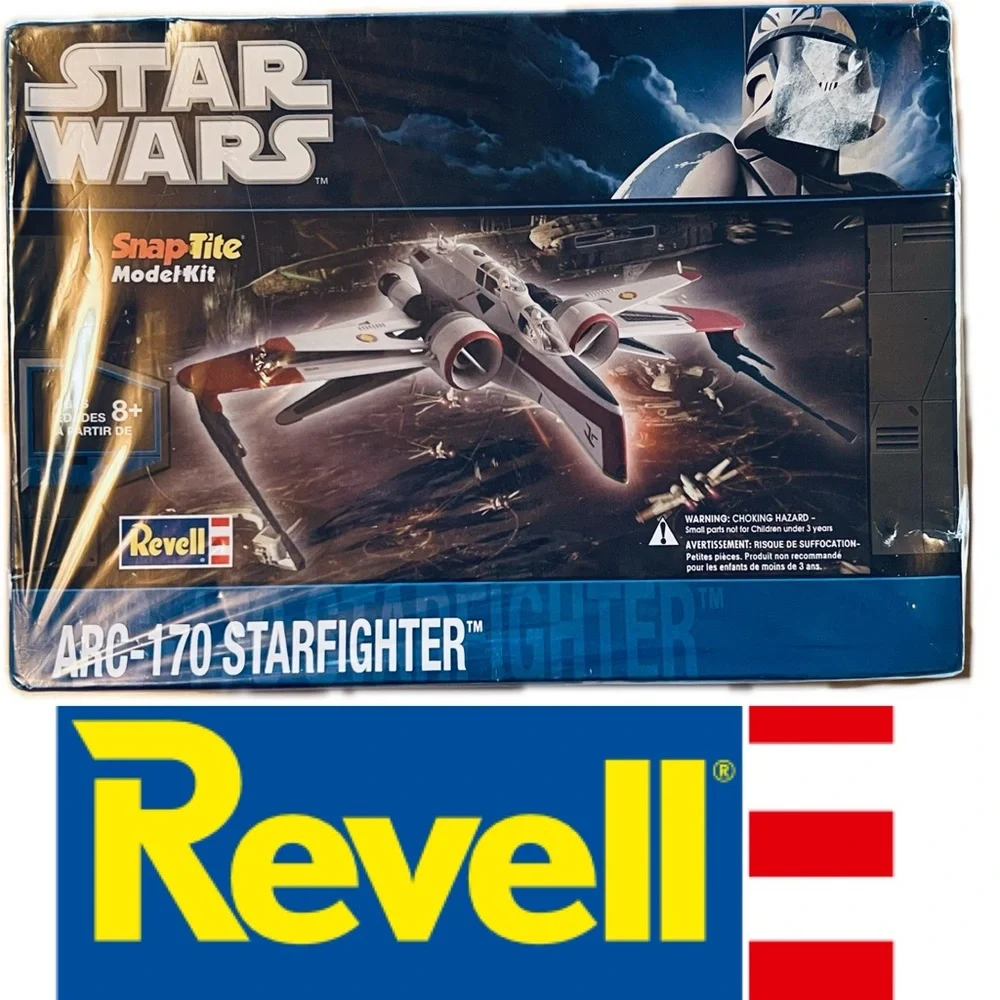 👽Revell Star Wars SnapTite ARC-170 Starfighter Model Kit 85-1855 NIB Level 1